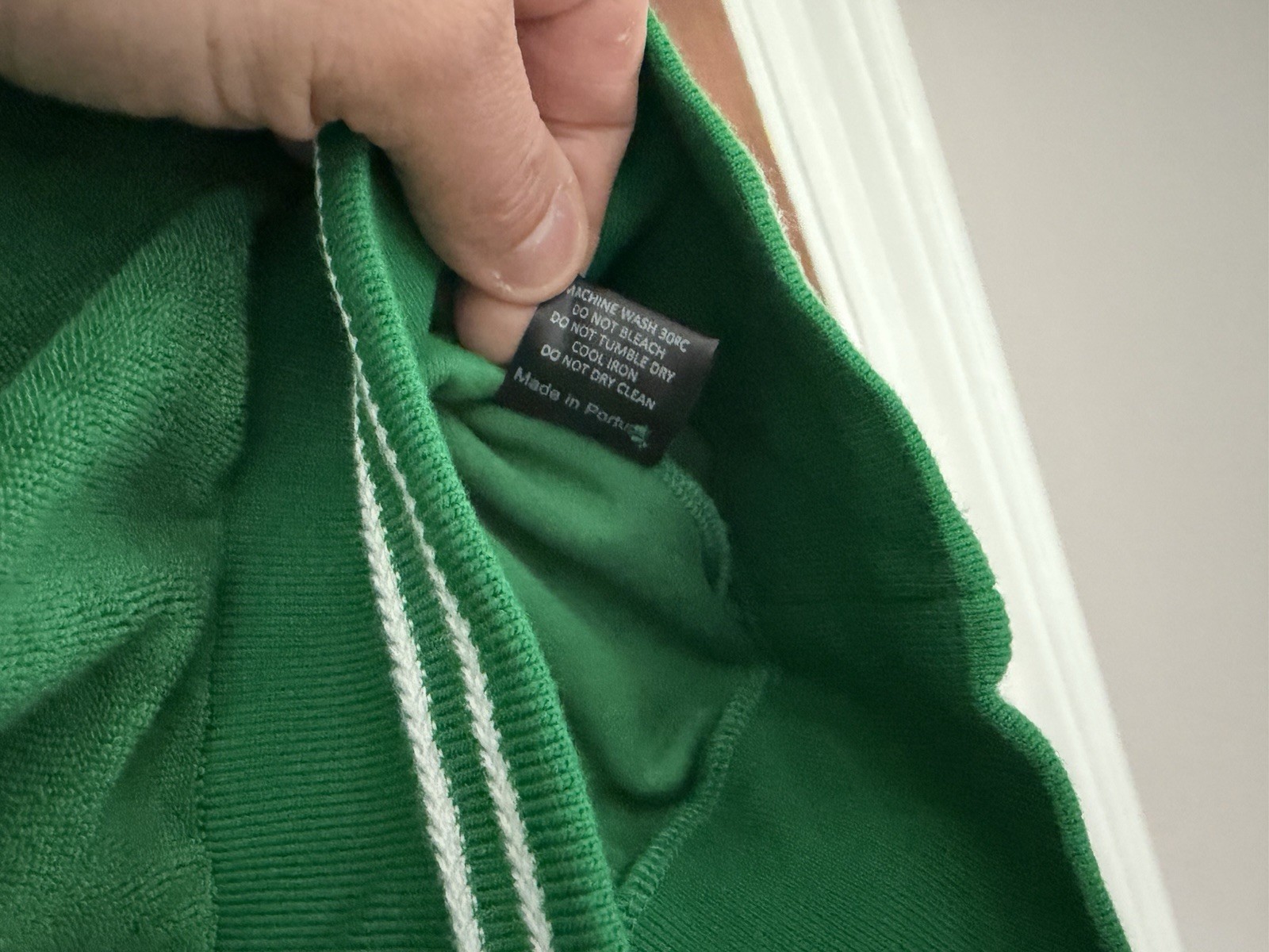 Todd Snyder x Champion Velour/Terry Cloth Long Sleeve Polo Shirt Medium Green