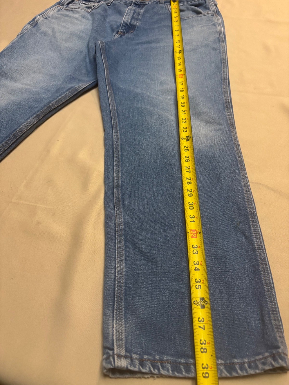 Tyndale FR Jeans Mens 38×30 Blue Denim Carpenter Arc Rated CAT 2 F290T READ