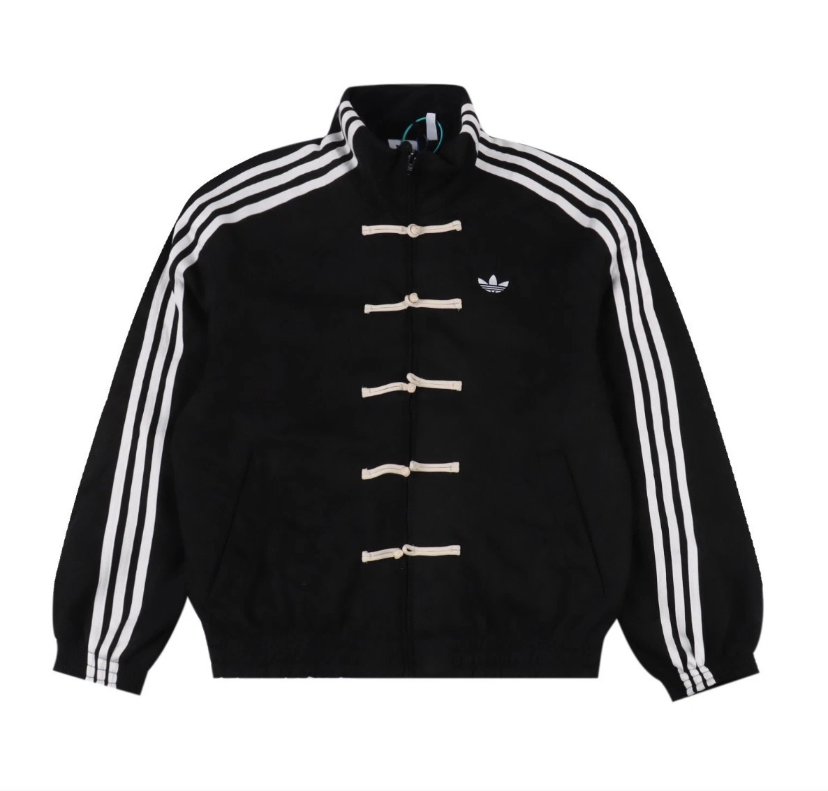 Adidas Originals Ctt Snake Year Limite Chinese Stand Collar Casual Jacket Blackl