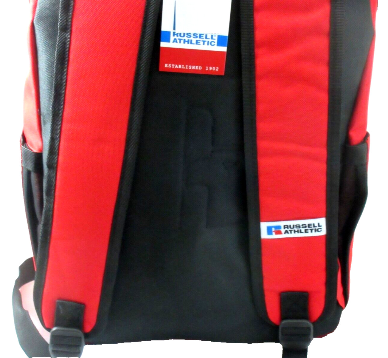 Russell Athletic Since 1902 Classic Backpack Travel Gym Bag Red Black Free Ship