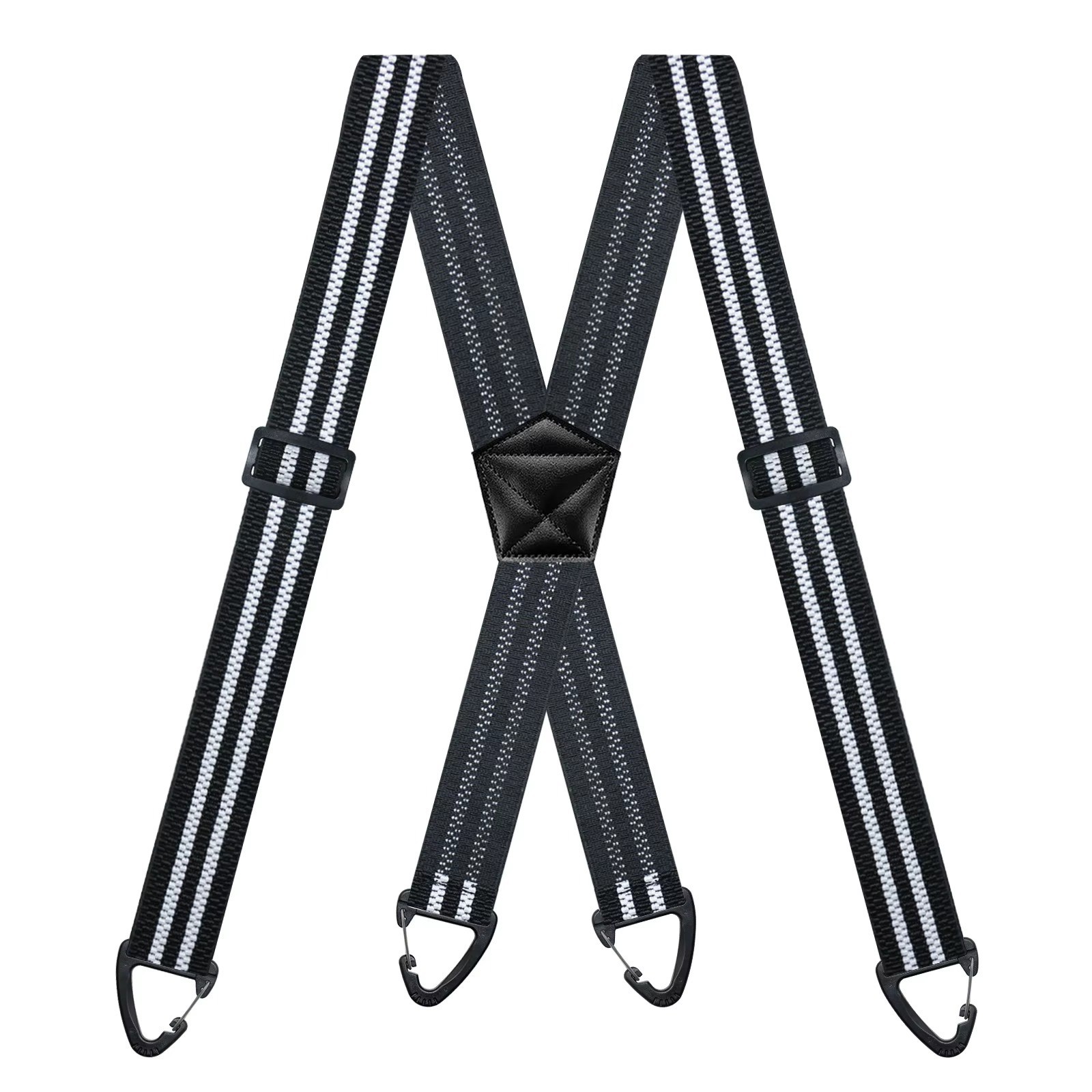 Suspenders for Men Heavy Duty, X Shape Back Hidden Suspender 1.5″ Under Clothing
