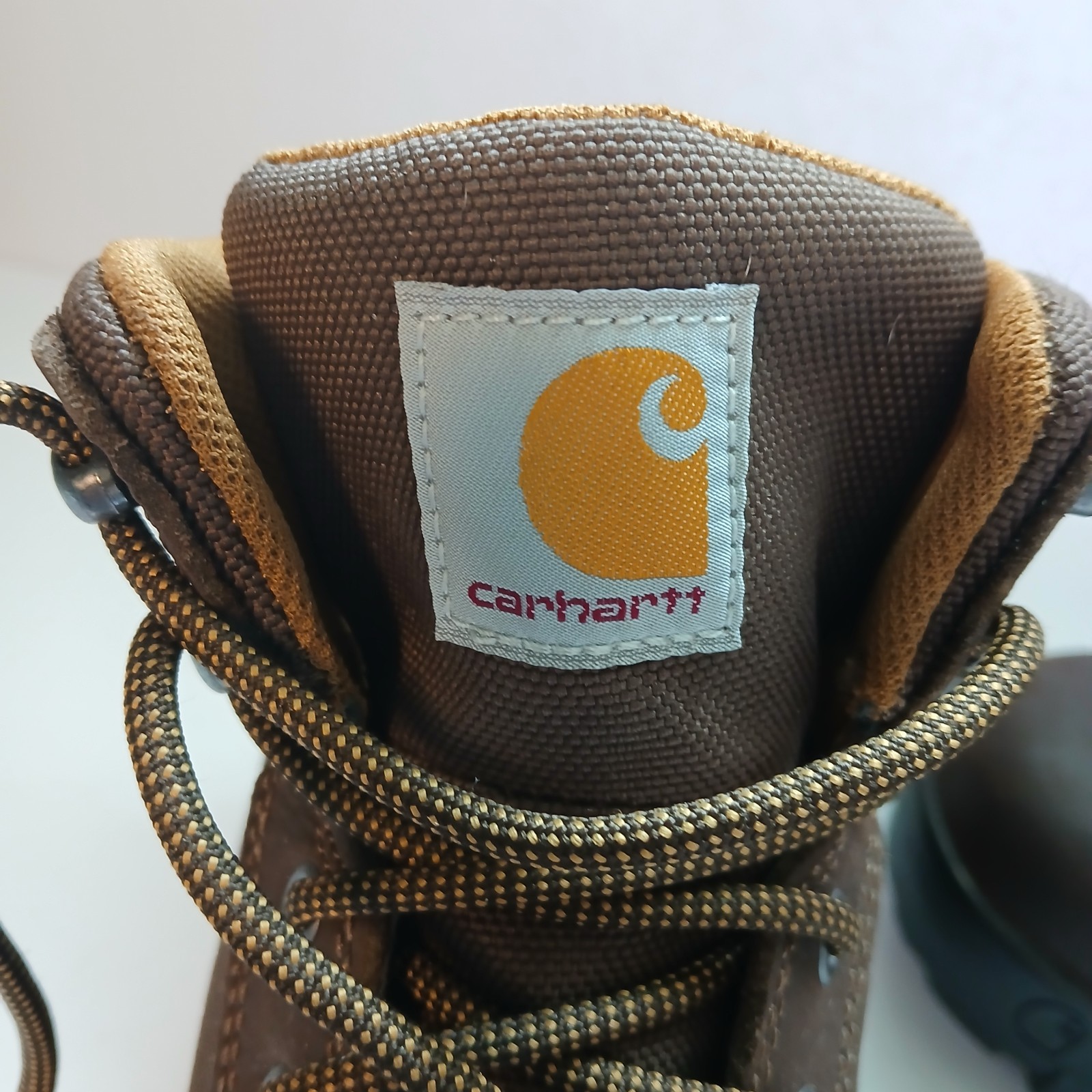 Carhartt Rugged Men’s Size 8.5W – 6″ Steel Toe Brown Work Boots – Retail $99.99