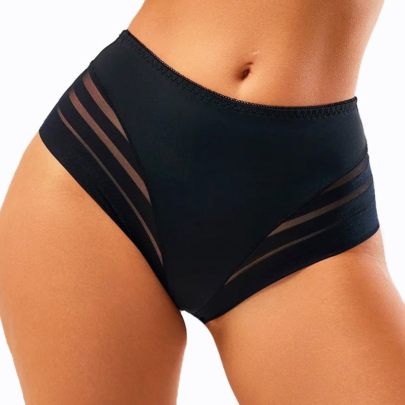 5 Pack Lot Sexy Womens See Through Sheer Panties Underwear High Rise Lingeries