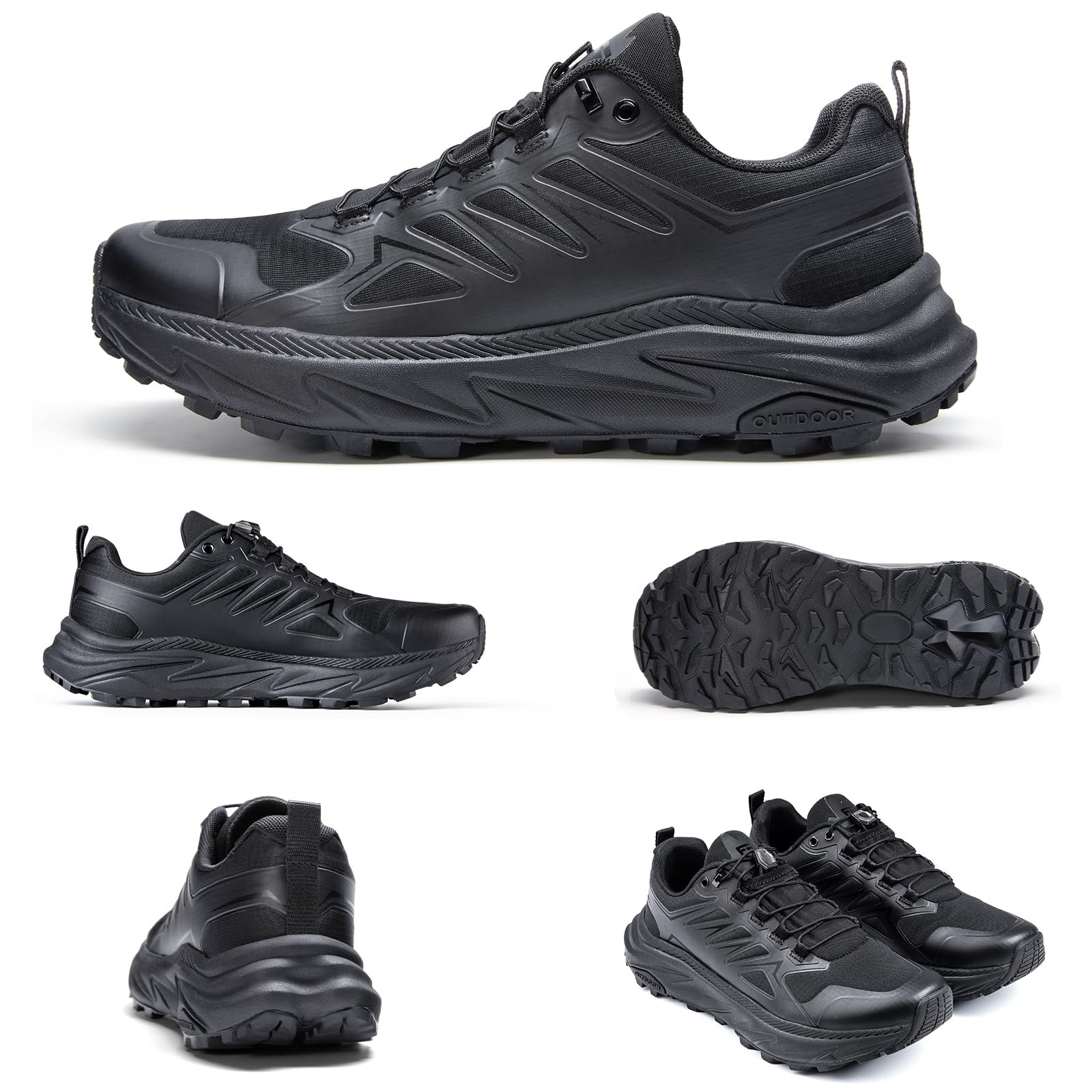SRA Men’s Trail Running Shoes Lightweight Breathable Hiking Running Shoe with…
