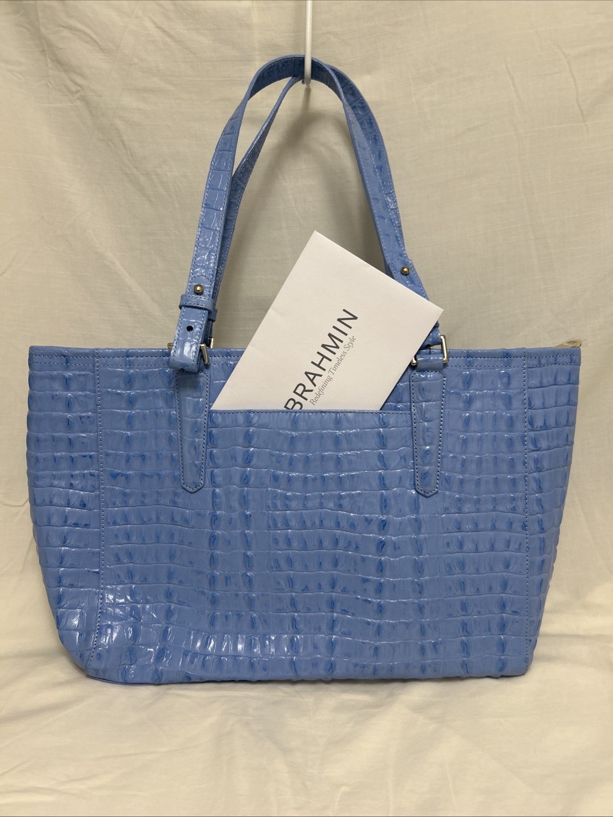 Brahmin Med. Arno Melbourne Gorgeous Bag New W/Tag Style #H13626SK Sky La Scala