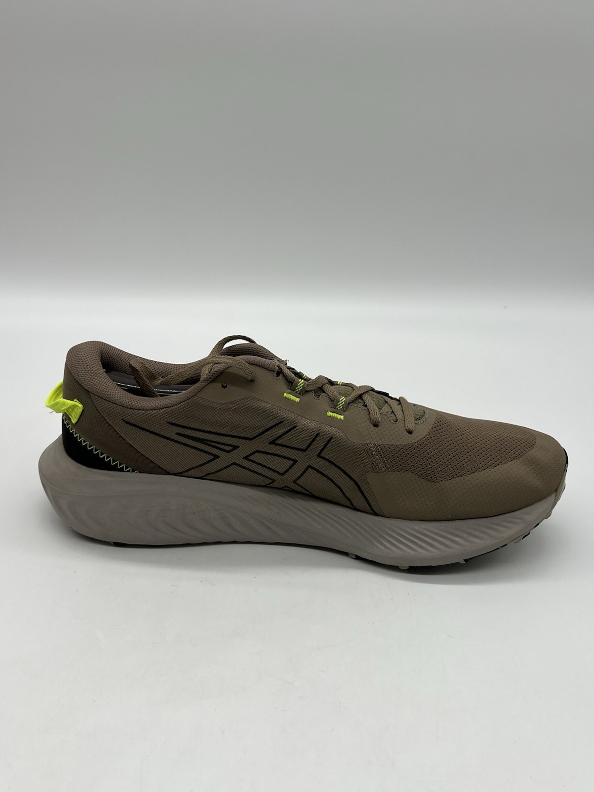 Asics Gel-Excite Trail 2 Men’s Size 14 Khaki Black Mesh Running Sneakers Shoes.