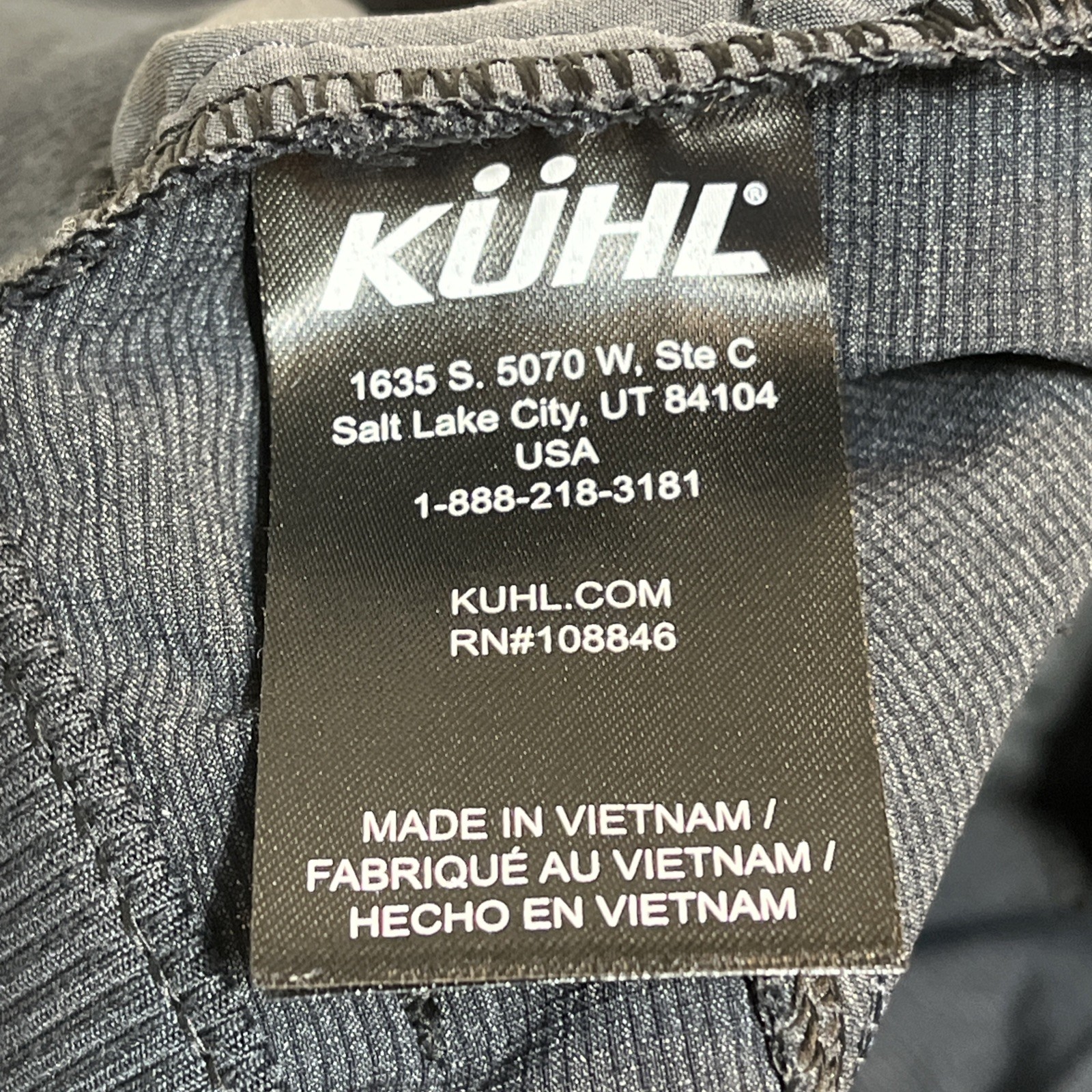 Kuhl Deceptr Pants Men’s 40×31 Dark Gray Performance Stretch Outdoors Hiking