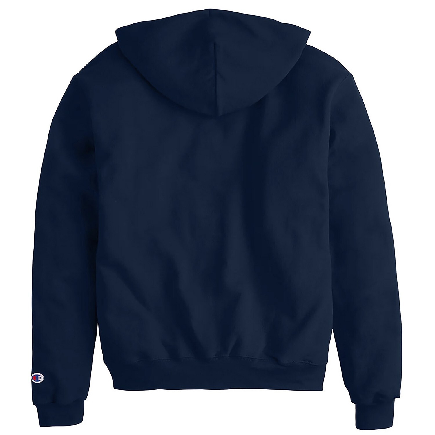 Champion Powerblend Double Dry Action Fleece Full Zip Hoodie Navy Blue Size M