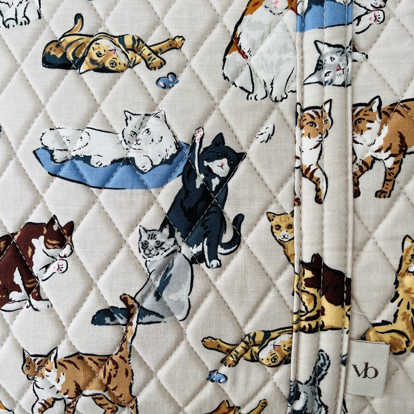 Vera Bradley Small Vera Tote A CAT’S LIFE ~ NWT