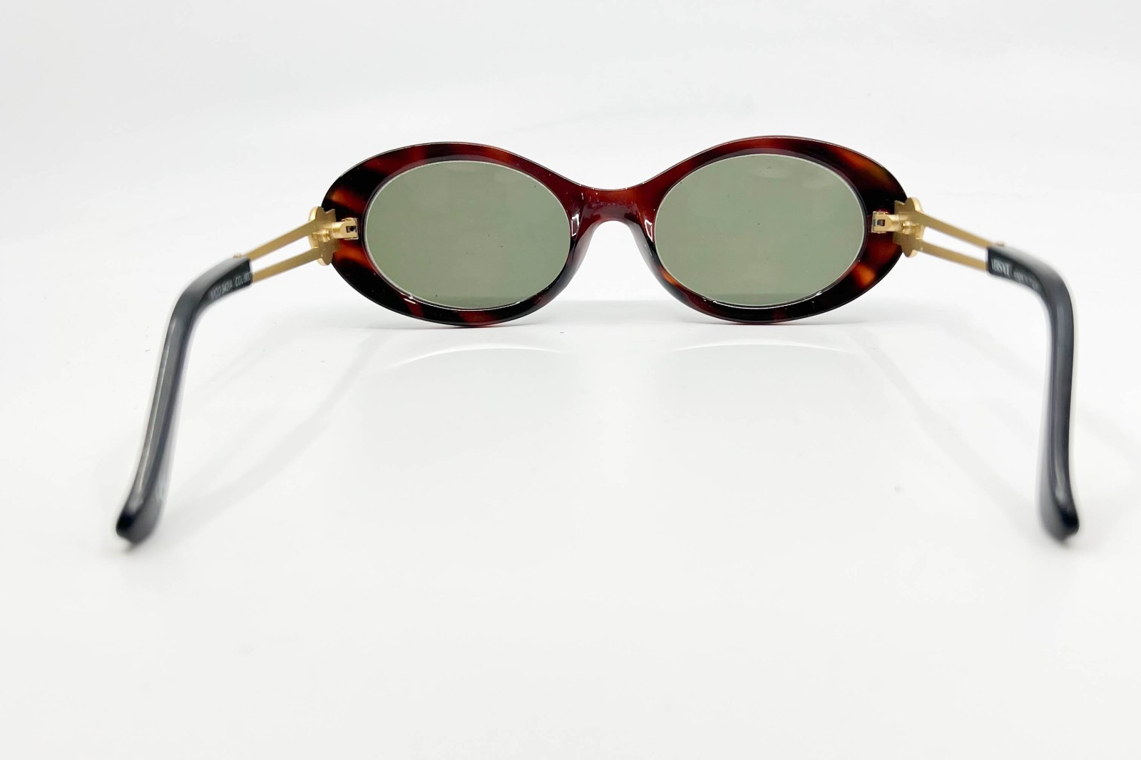 VTG Gianni Versace Gold Medusa Sunglasses Mod 342/A Col 900 Brown 19083