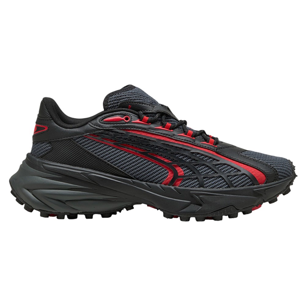PUMA Spirex Ultra Mentality Lace Up Mens Black Sneakers Casual Shoes 39770301