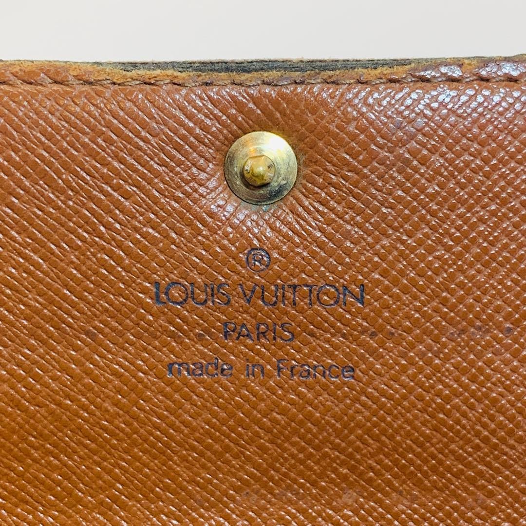 Louis Vuitton Monogram Portefeuille Sarah Long Wallet M61734 Length 7.48 in
