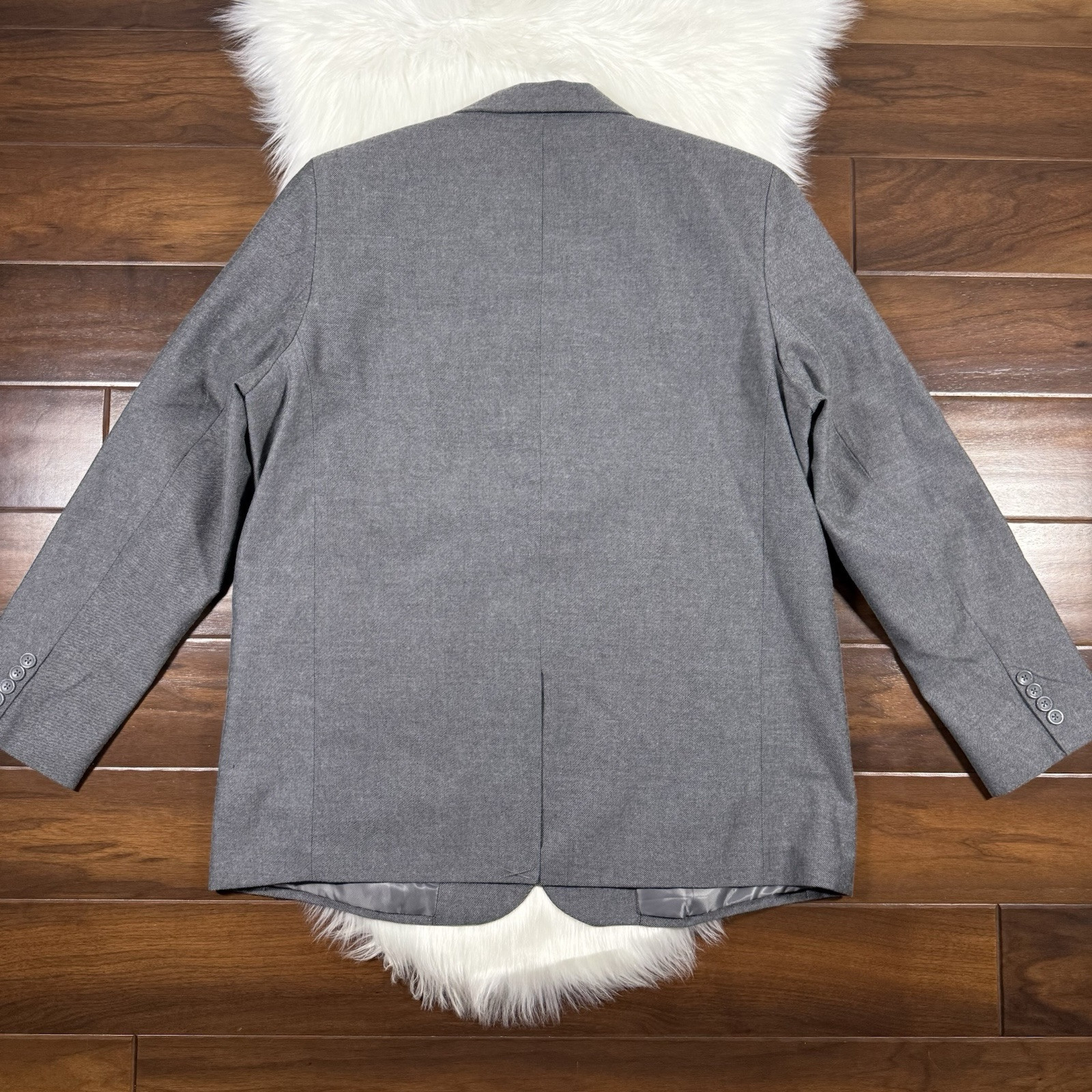NA-KD X Stephsa Women’s Size EU 42 / US 12 Gray Oversized Blazer Jacket