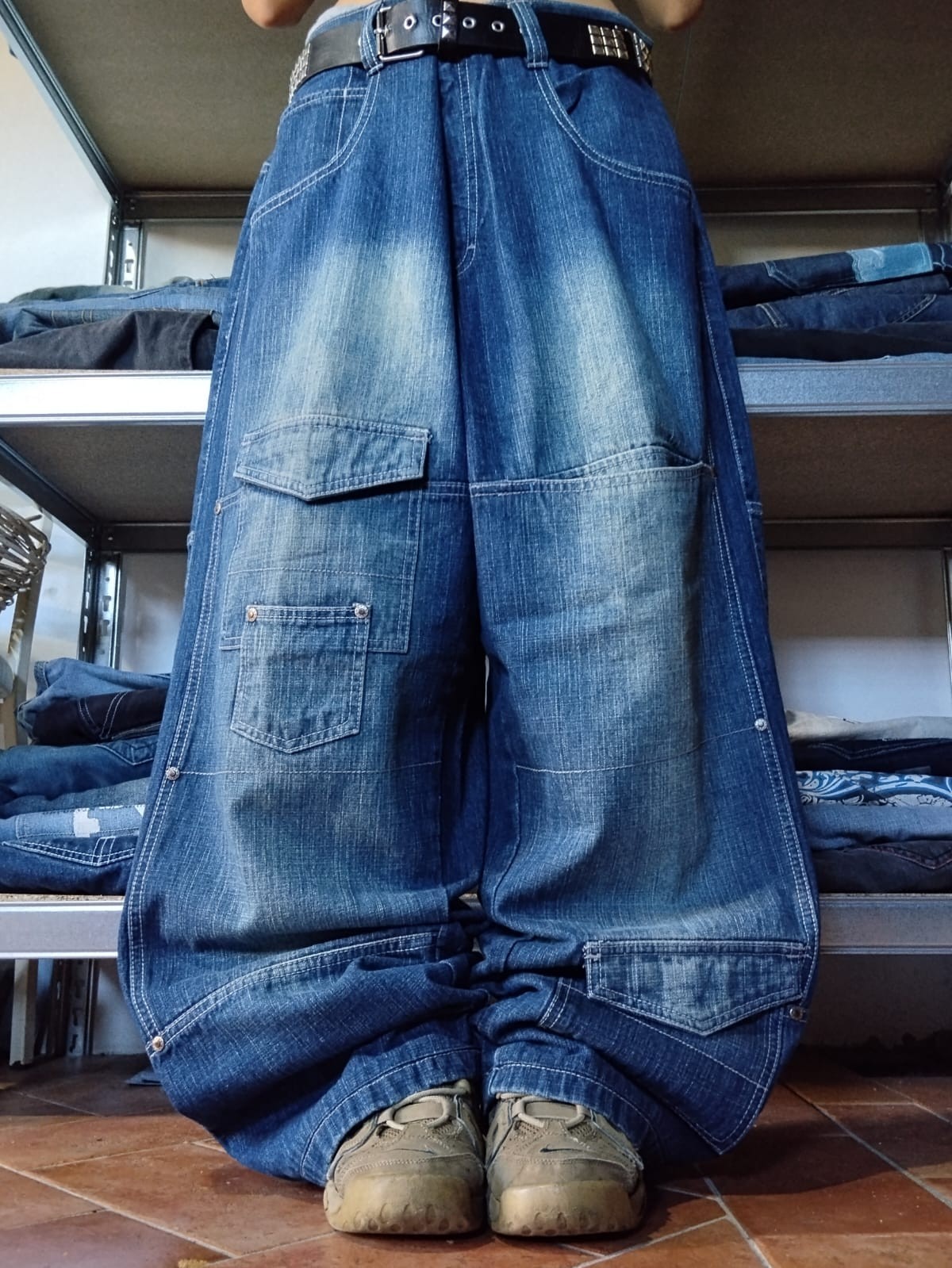 Southpole Carpenter W38 Jesse Pinkman Baggy Y2k Embroidered Jeans Skater