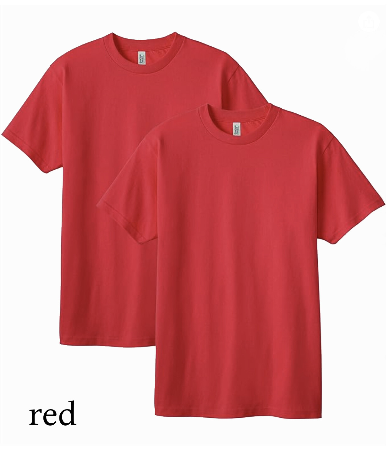 3 pack American Apparel 1301 Unisex Short Sleeve Preshrunk Heavyweight T-Shirt