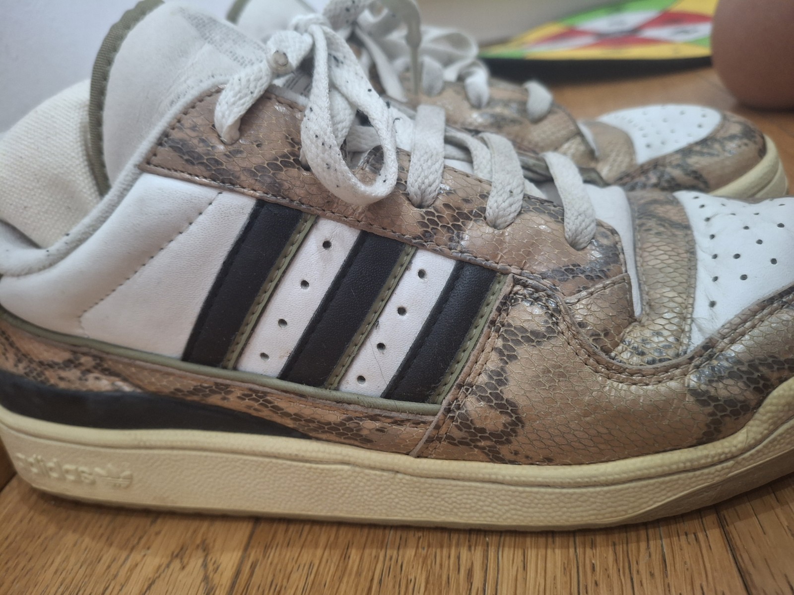Rare Vintage Adidas Original Model Fleetwood Snakeskin Years 2004 – Size 43 1/3