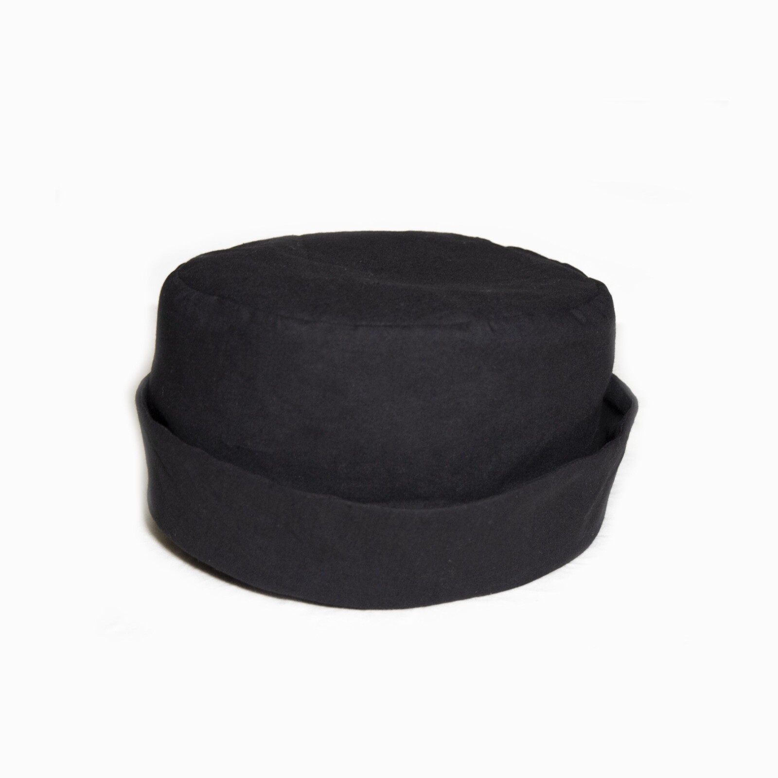 order made black cotton brimless cap with lining all the sizes are available