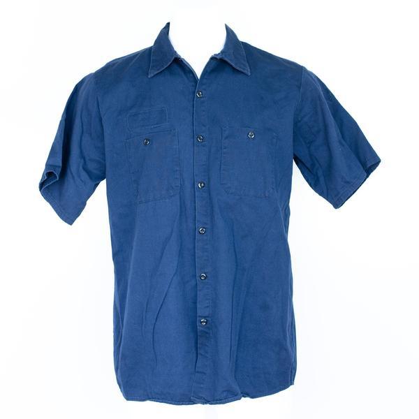 100% Cotton Work Shirts USED Cintas, Redkap, Unifirst, G&K Dark Blue
