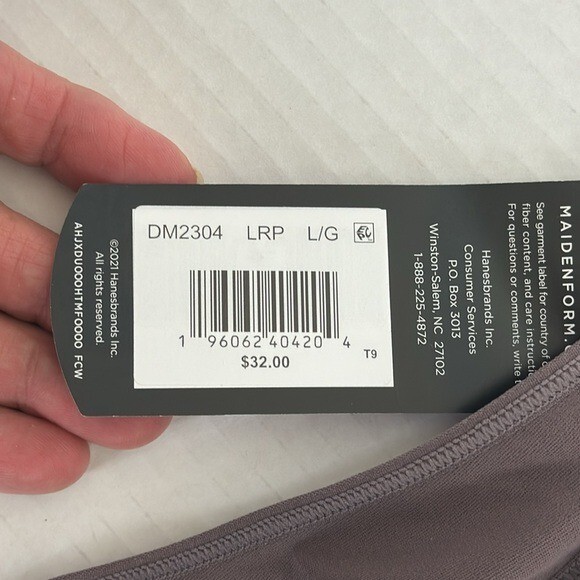 MAIDENFORM Bra Large Sparrow (Purple Brown) Seamless Lounge Tank NWT