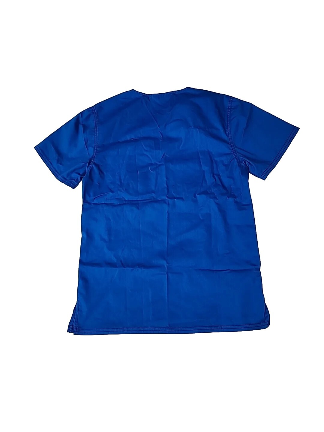 Code Happy Scrubs Mens XS Blue Scrub Top W/Nanotex Certainty Plus Antimicrobial