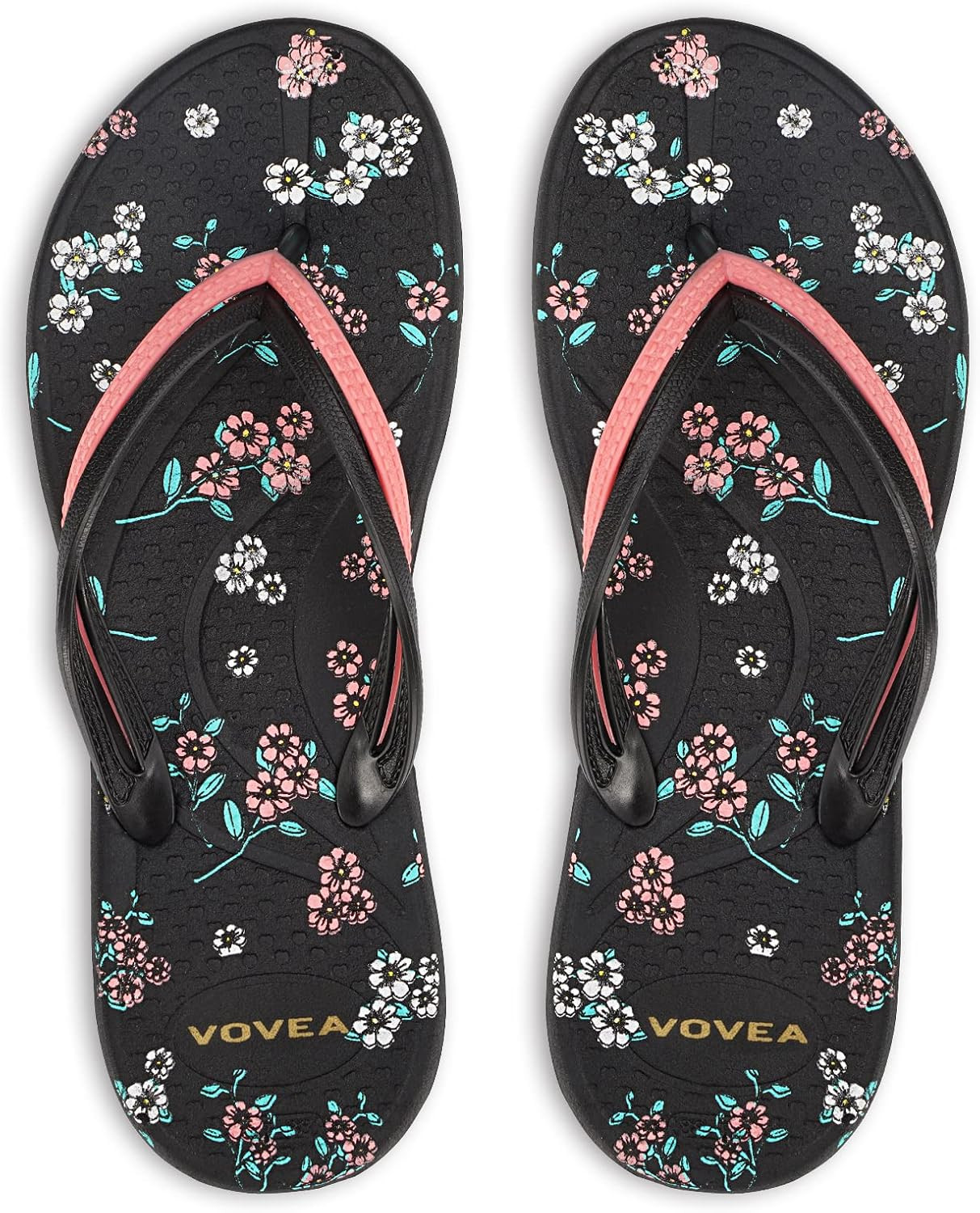 Flip Flops for Women Non-Slip Bathroom Shower Shoes Cushion Foam Indoor &Outdoor