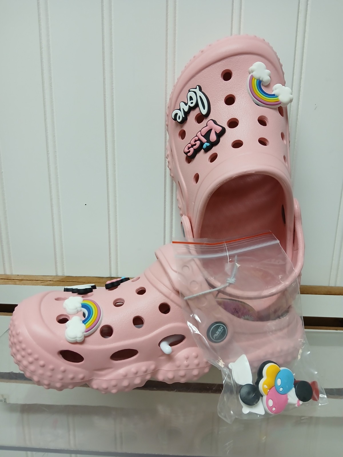 Air Balance Girl Crocs with Charms