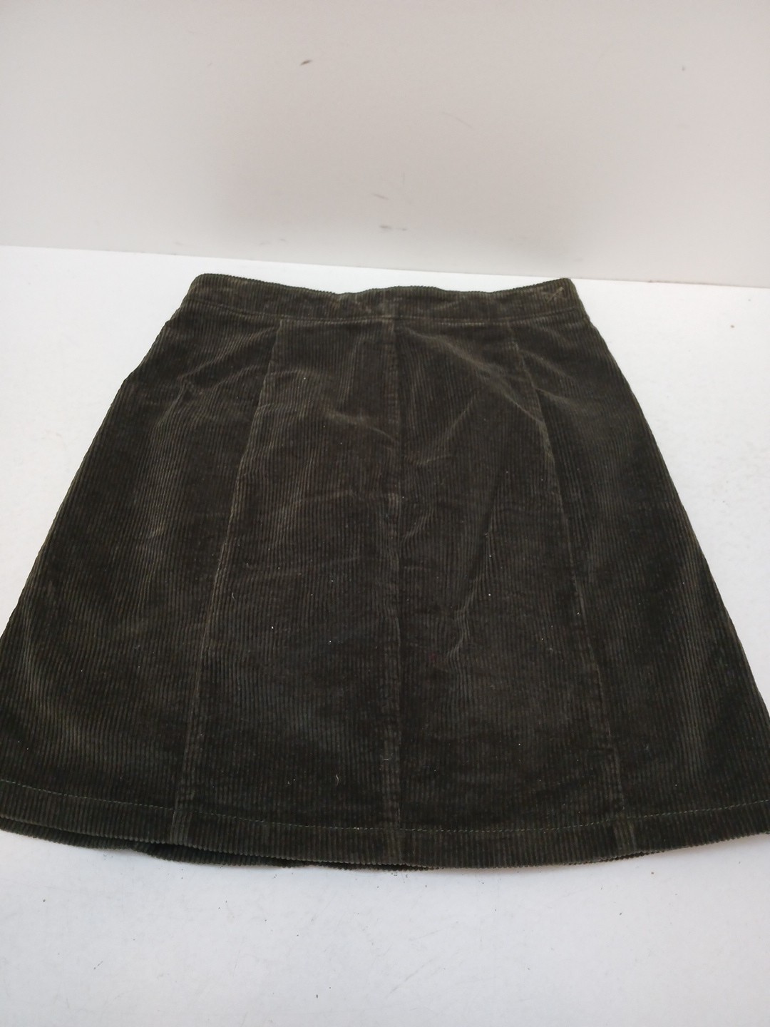 Crew Clothing Chunky Corduroy Skirt with Stretch Womens Size UK 8 Front Pockets.