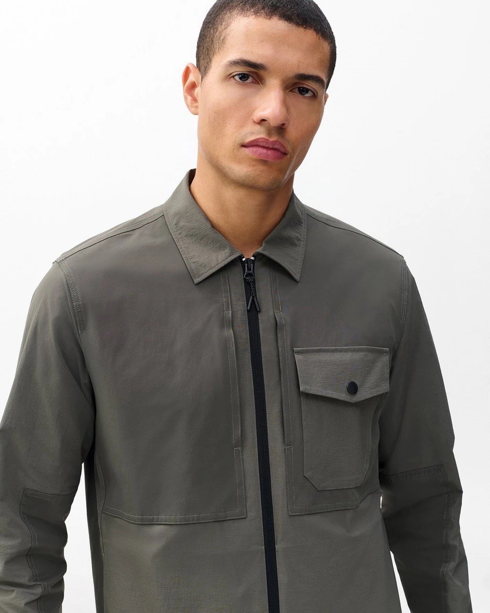 NWT Rag & Bone $398 Ripstop Field Shirt Jacket In Dark Shadow Size: Large