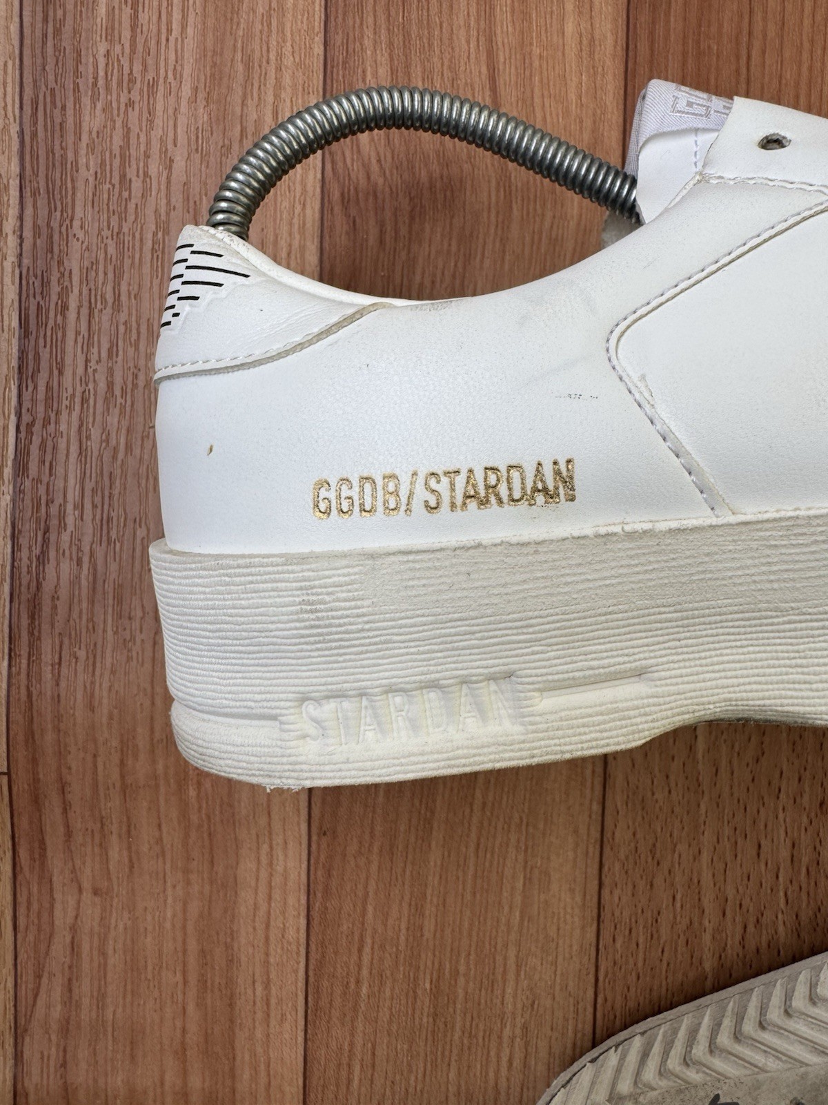AUTHENTIC GOLDEN GOOSE BLACK / WHITE STARDAN SNEAKERS SIZE EU 37 , US 7 , UK 4