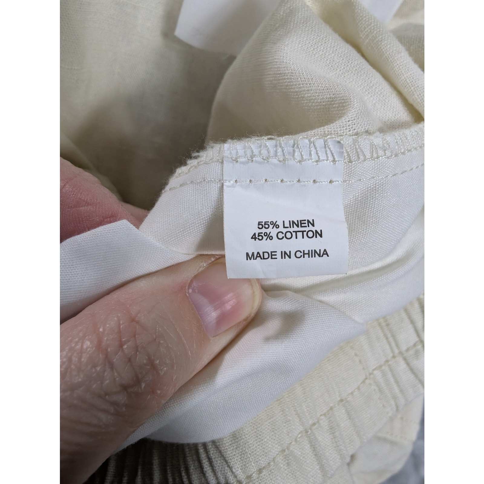 Hat and Beyond Pants Womens 2XL Linen Blend Natural color Preppy Career Beachy