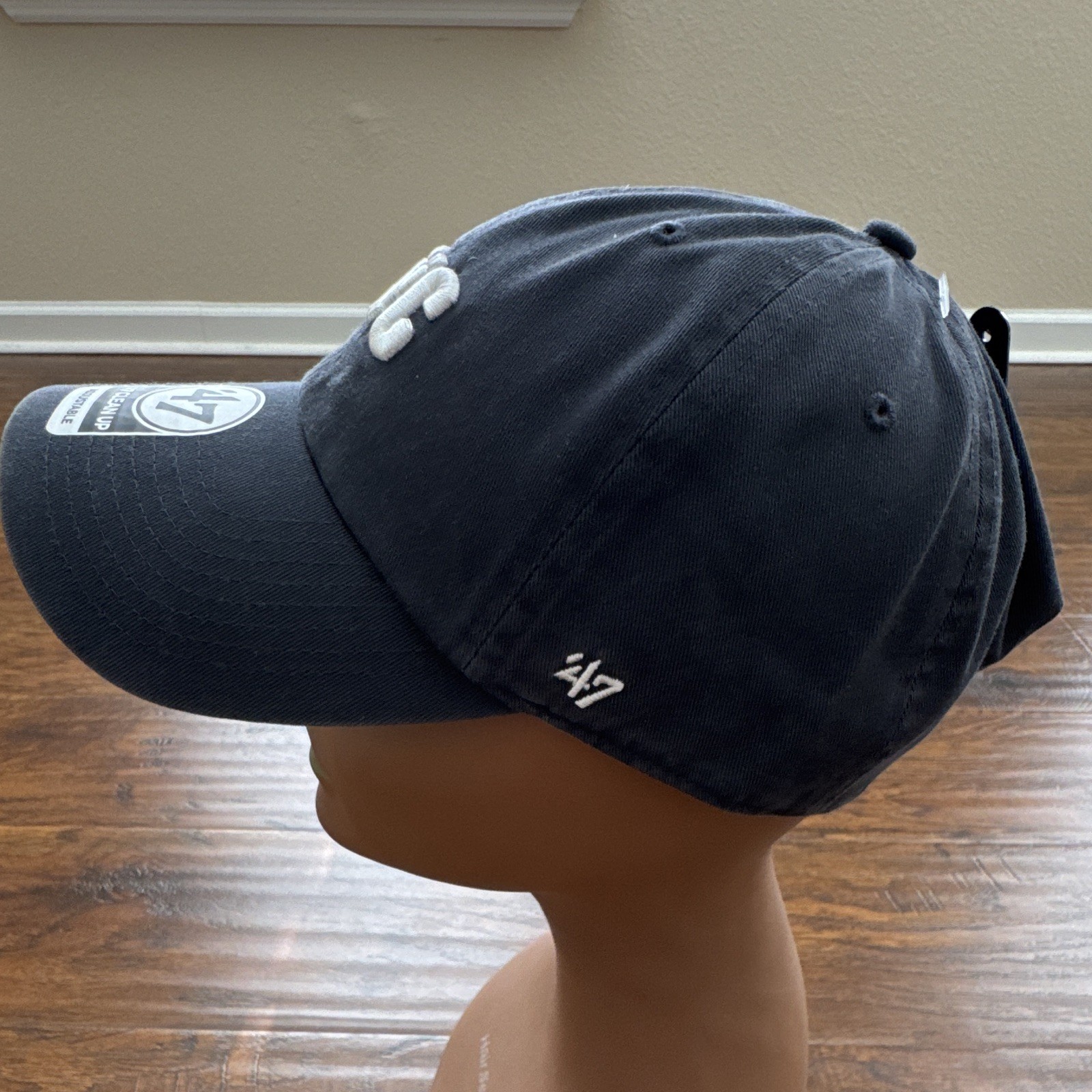 ’47 NYC Blue Baseball Cap One Size Adjustable Solid New York City Theme