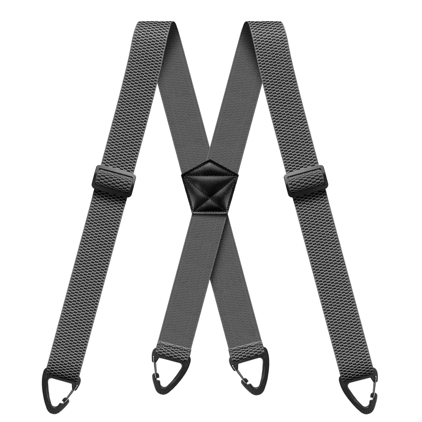 Suspenders for Men Heavy Duty, X Shape Back Hidden Suspender 1.5″ Under Clothing