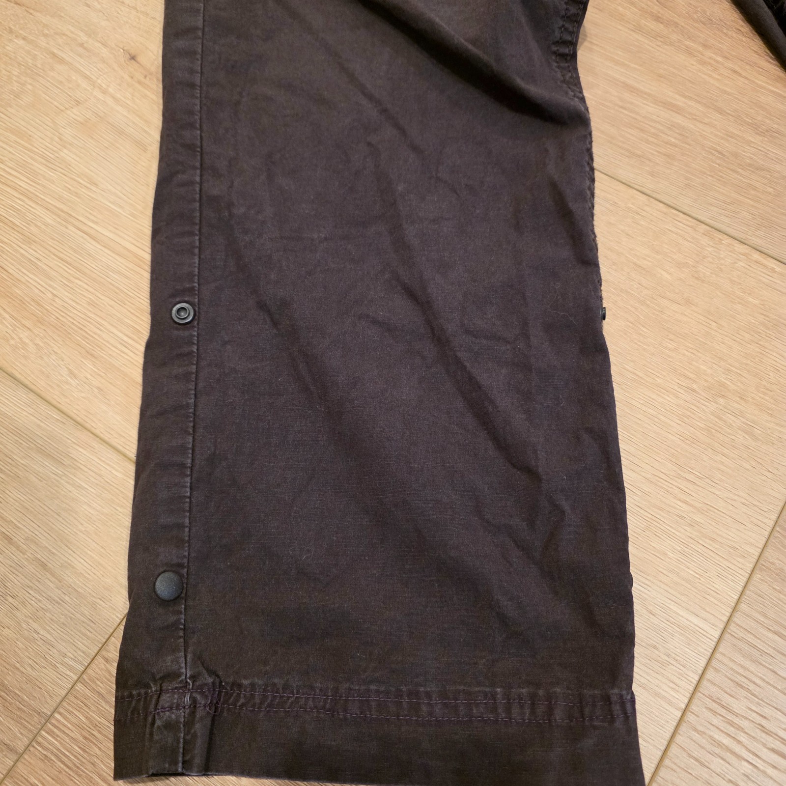 Duluth Trading Pants Mens 32×30 Brown Cargo Convertible Crop Hike (Fits 30×27)