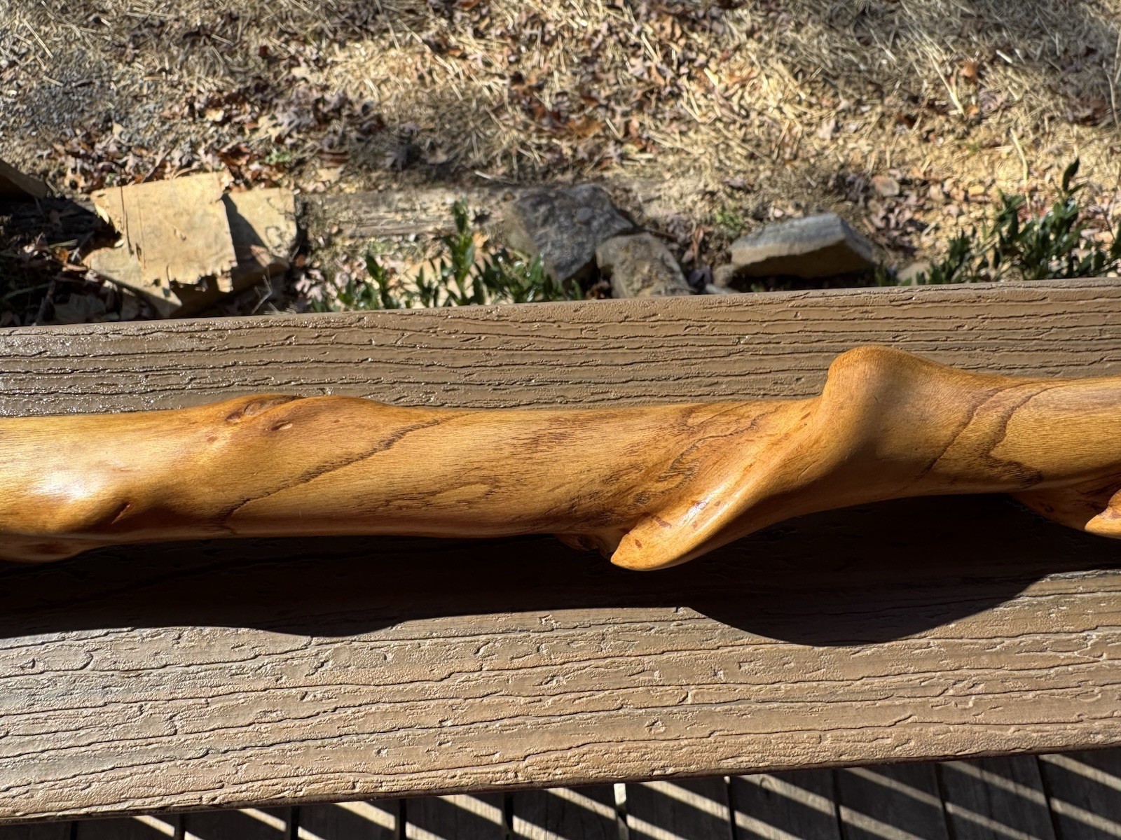 Vintage Handmade TWISTED Walking/Hiking Stick 45 Inches Tall Smoky Mountains
