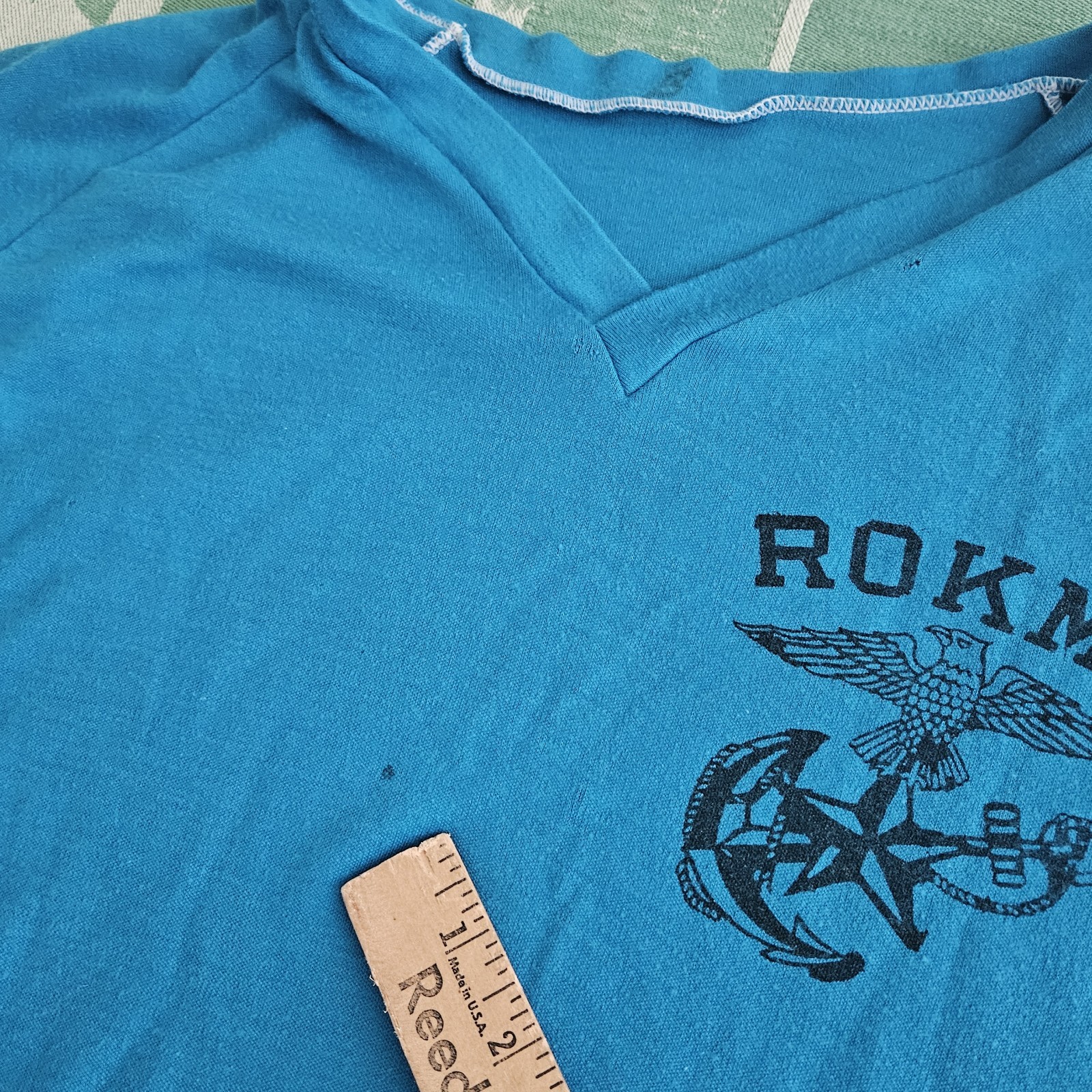 Rare Vintage ROKMC Korea Marine Corps Scuba T Shirt Single Stitch