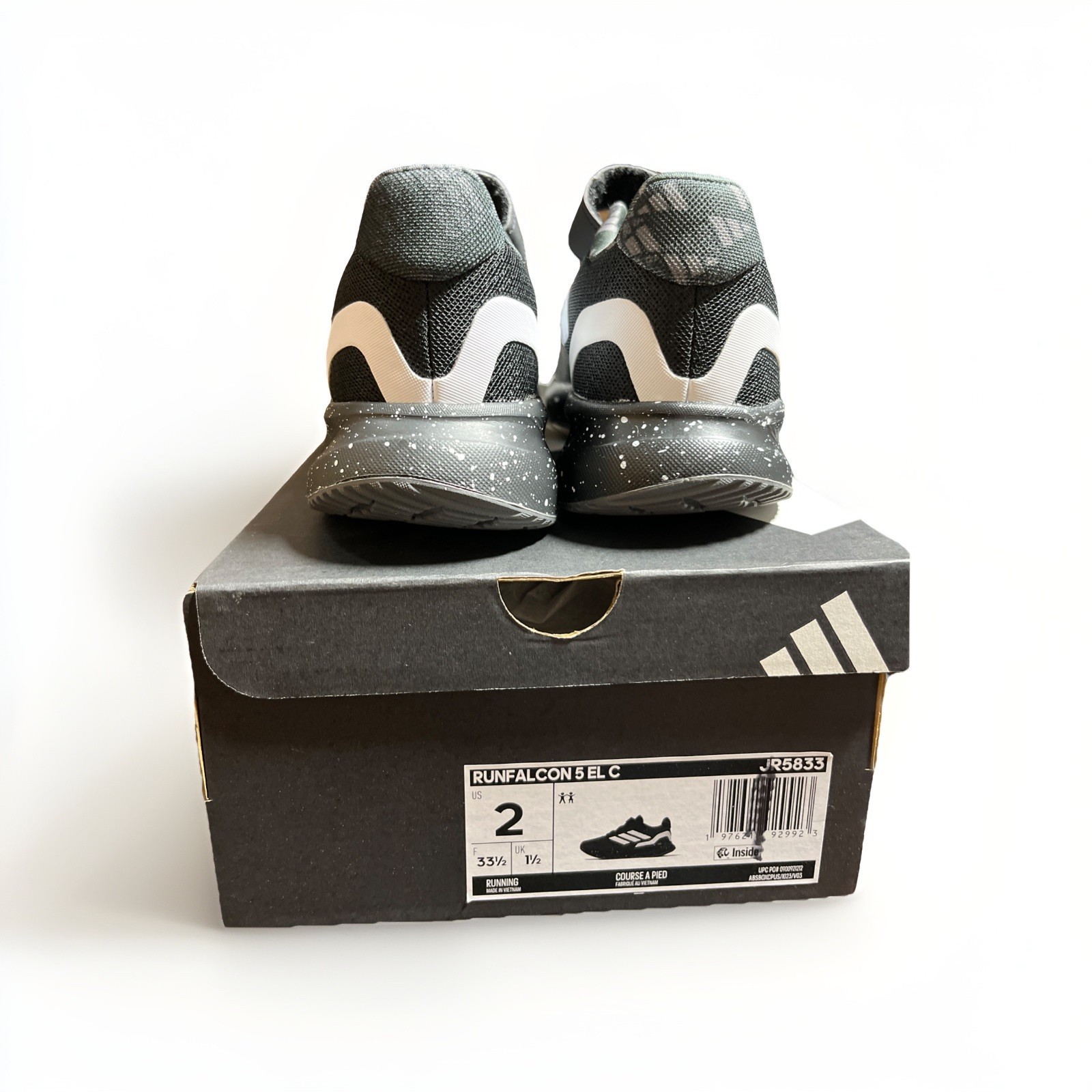 ADIDAS Boy’s Athleisure Runfalcon 5 Sneaker Size 2