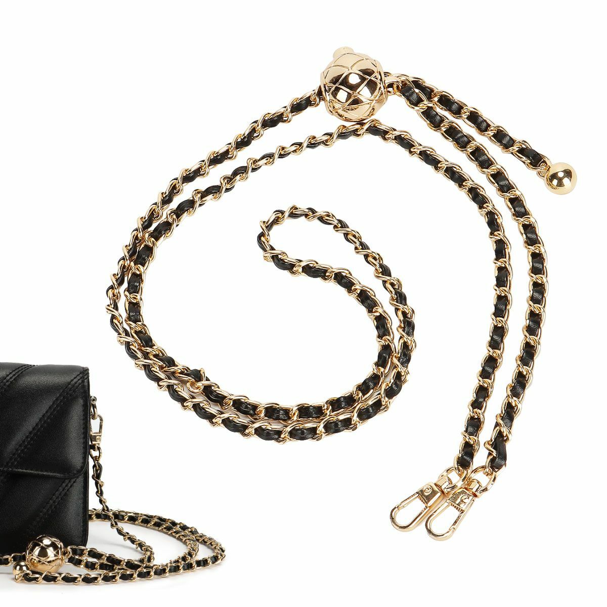 120cm Leather Chain Replacement Crossbody Shoulder Purse Handbag Bag Strap