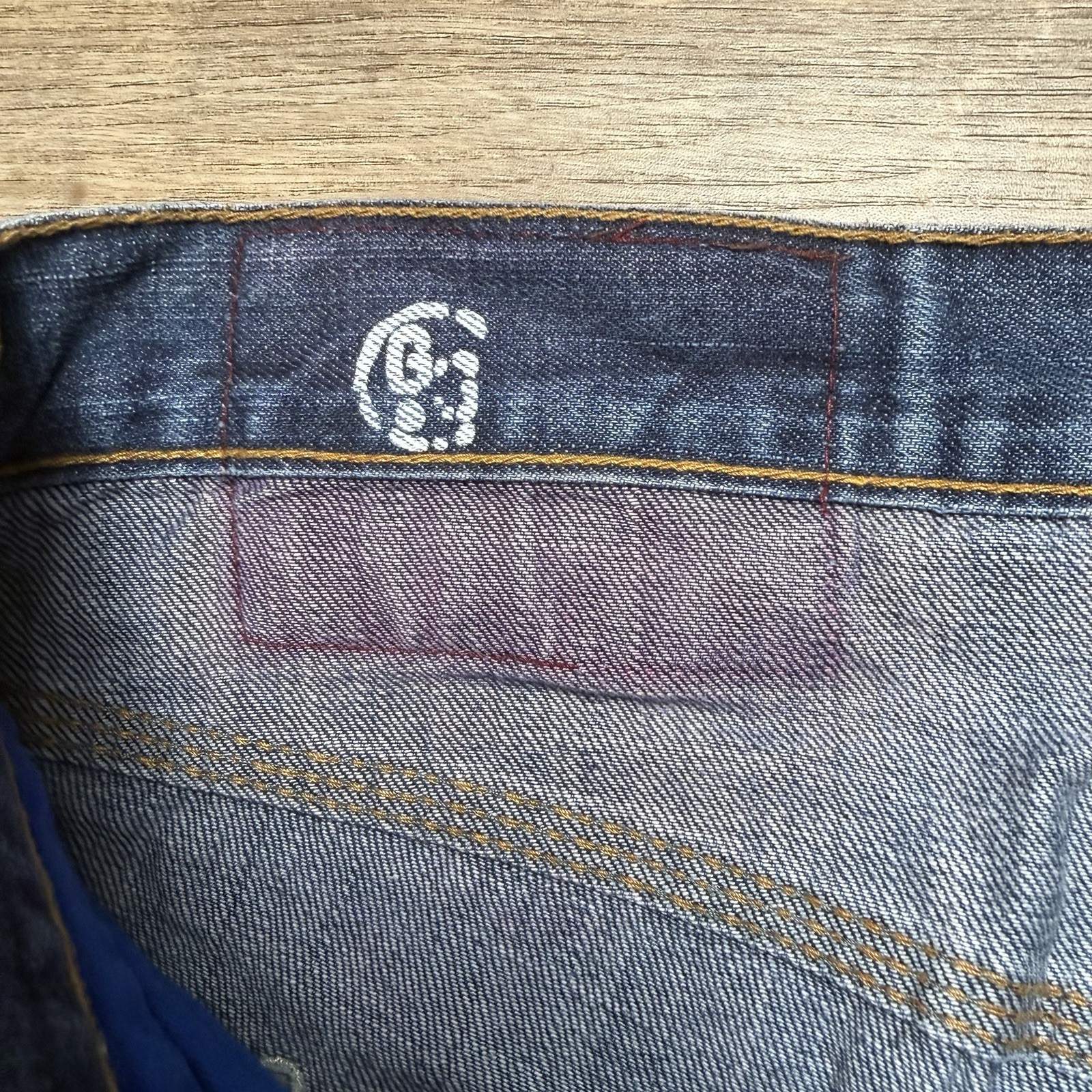 G-Star RAW Jeans Men 31×32 Blue Straight Leg Dark Wash Denim Distress Button Fly