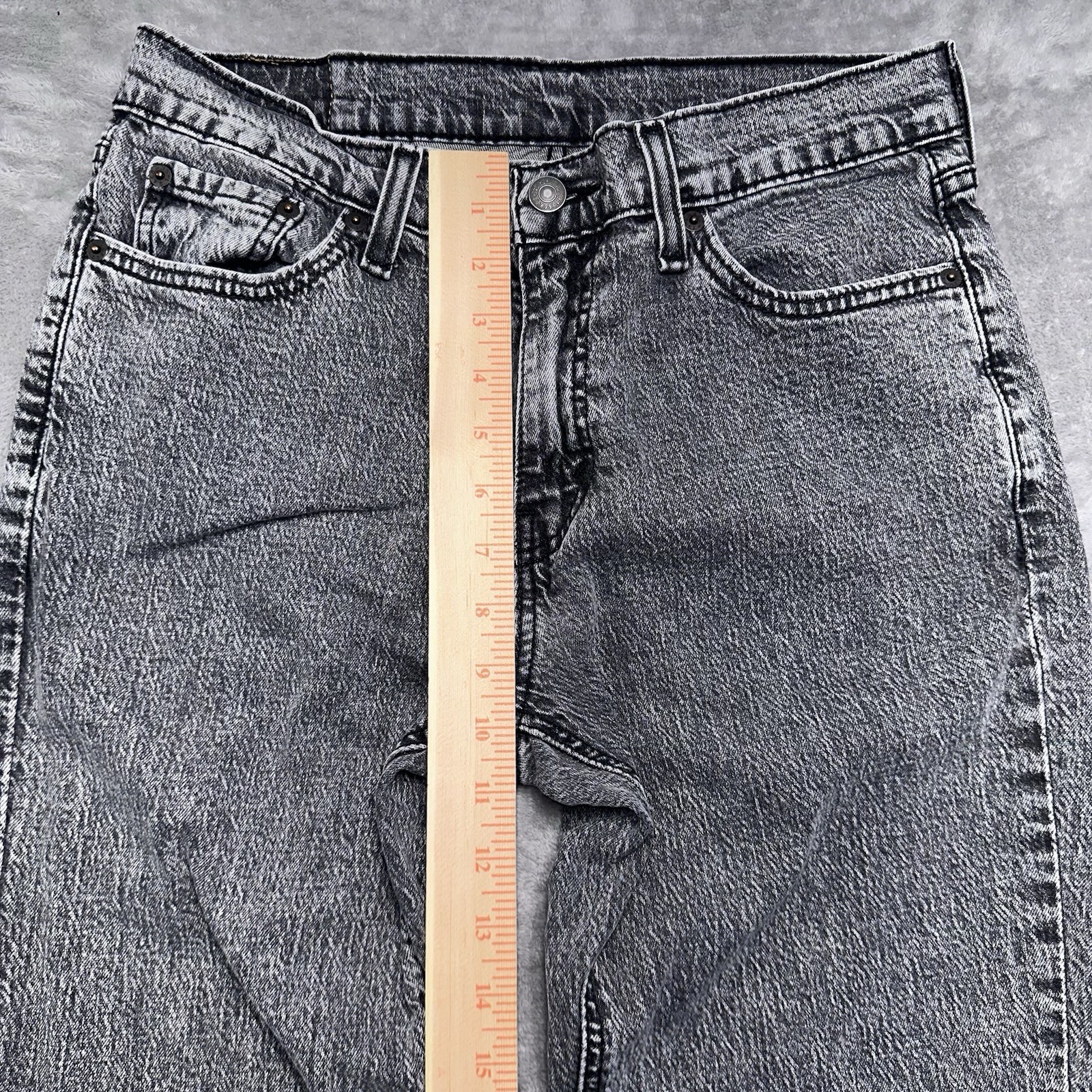 Levi’s 541 Black Acid Wash Athletic Fit Taper Denim Jeans Men’s Size 30Wx29L