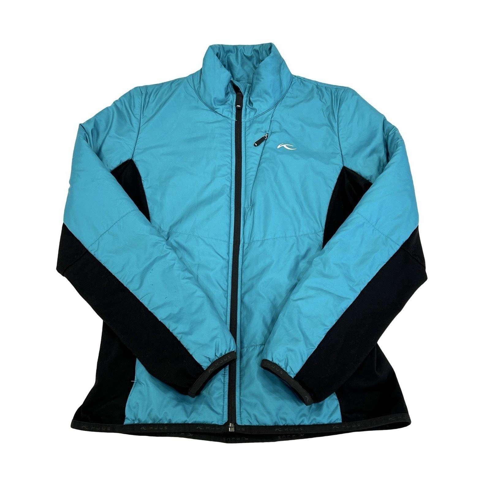 Kjus Womens Recon Insulated Puffer Jacket Size M – 38 Green & Black Primaloft