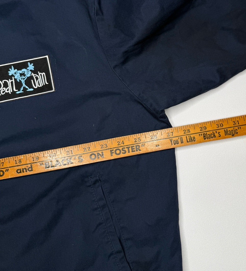 Vintage Pearl Jam Stickman Patch Logo Mechanic Work Delivery Jacket | XL