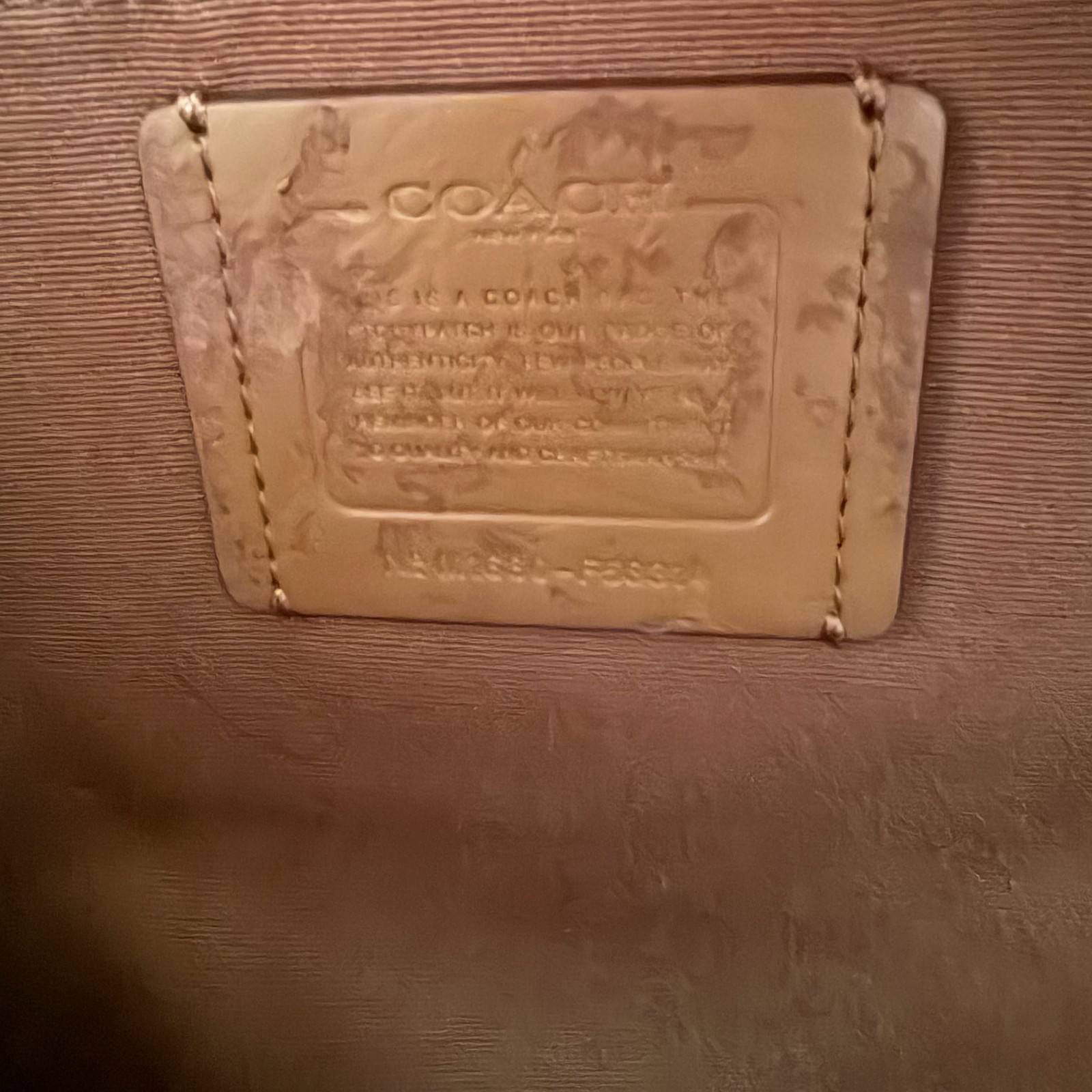 Coach Charlie Backpack Brown Signature Canvas Leather F58314 Travel Bag
