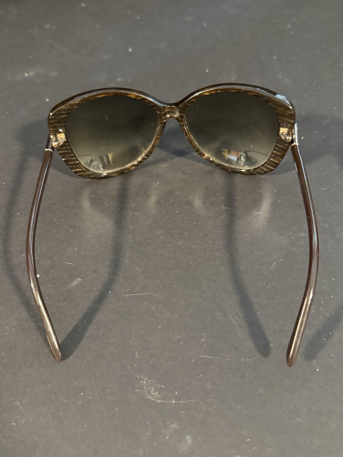 TOM FORD Women’s Oversized Tortoise Shell Sunglasses Gray Tinted Lenses