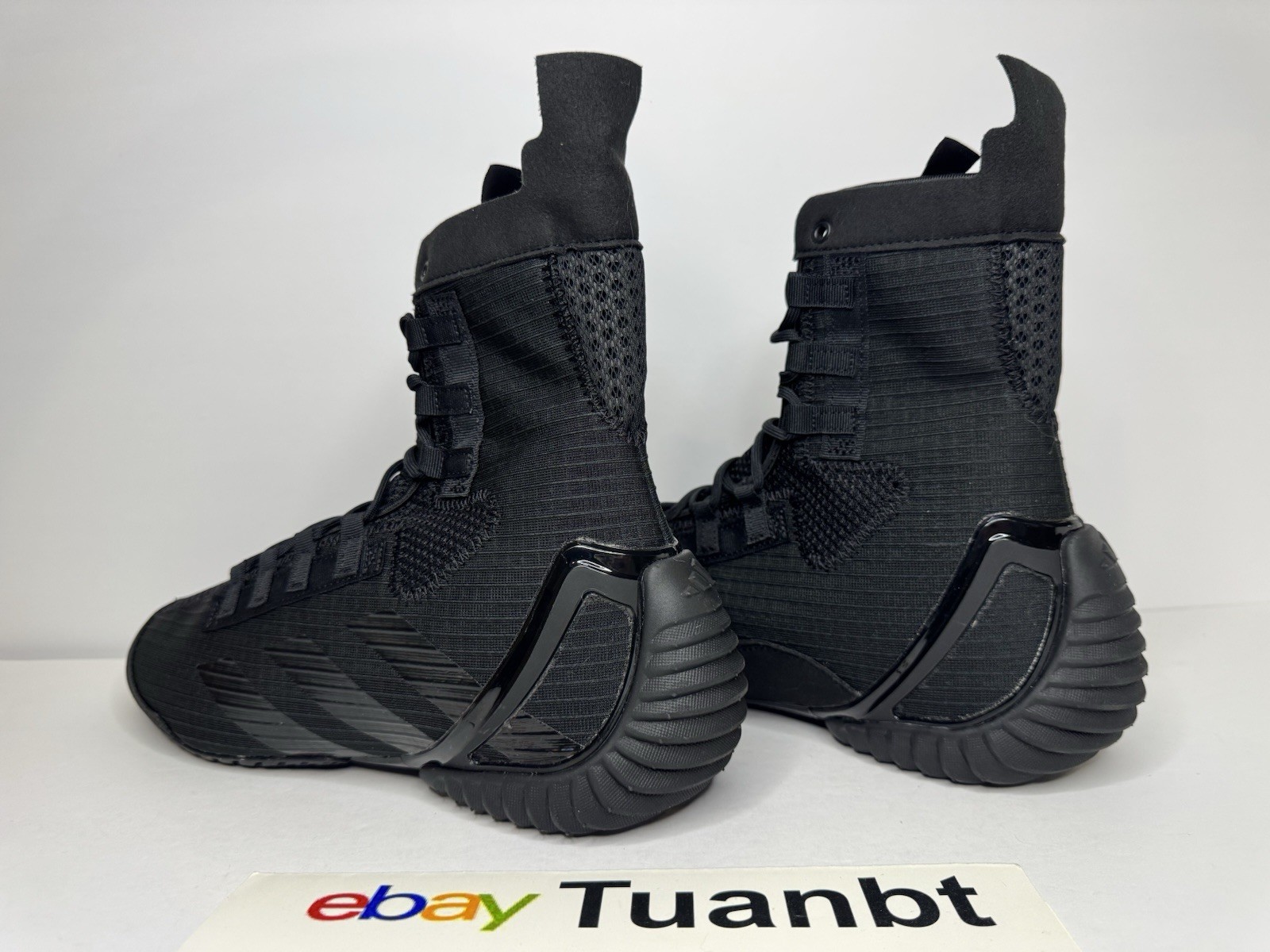 BRAND NEW Adidas Boxing Speedex 23 High Top Mens Shoes Core Black/Carbon IH2734