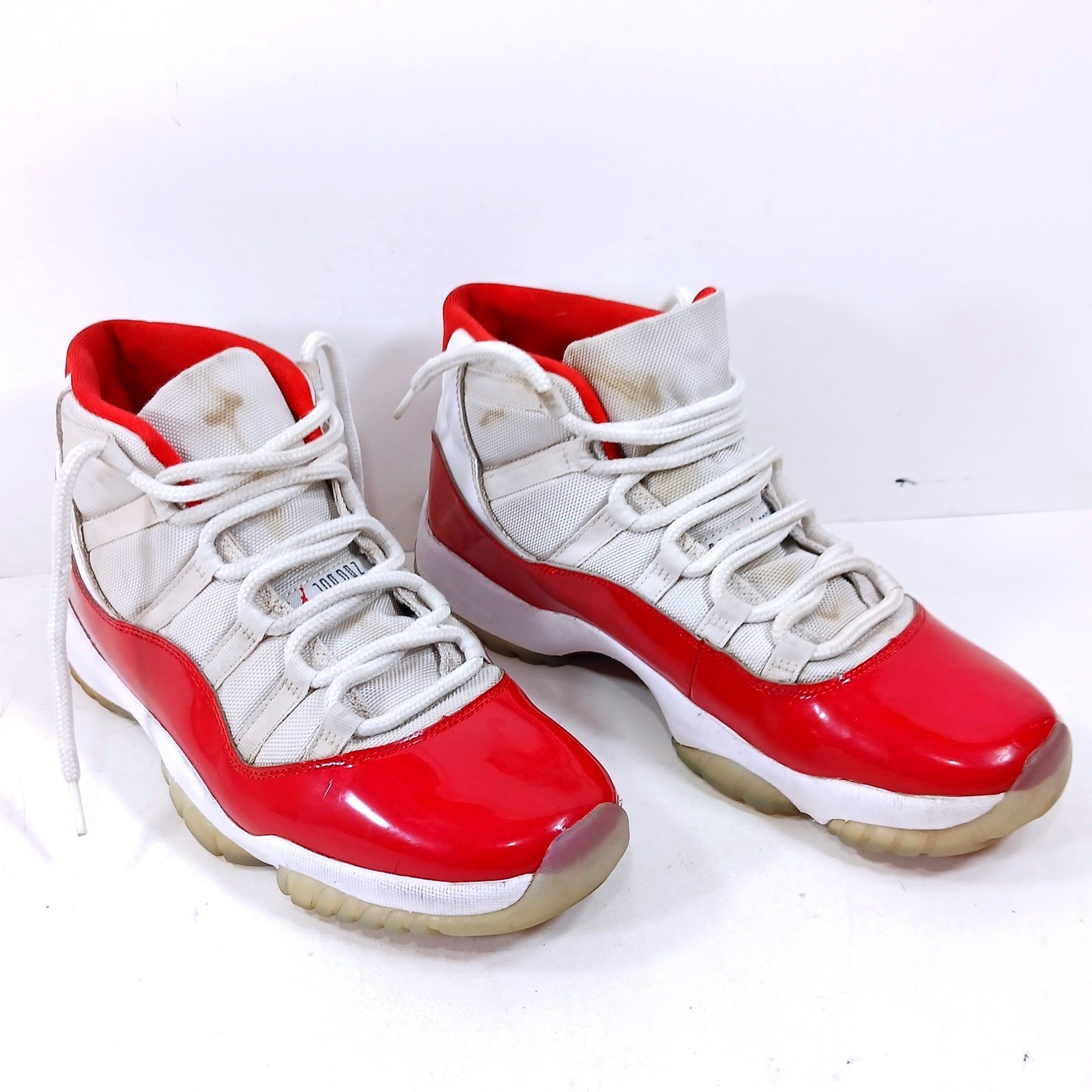 Air Jordan 11 Retro Cherry 2022 White Varsity Red CT8012-116 Mens Size 11