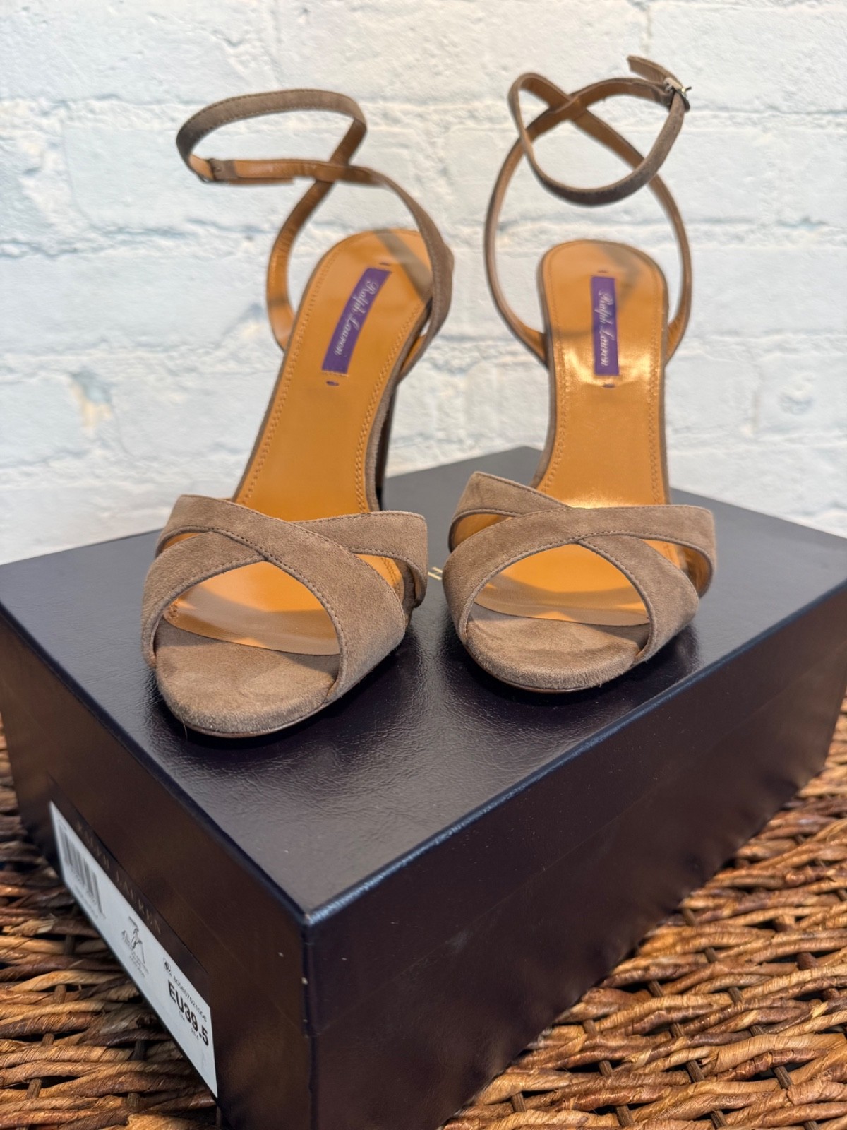 Ralph Lauren Collection Suede Heel