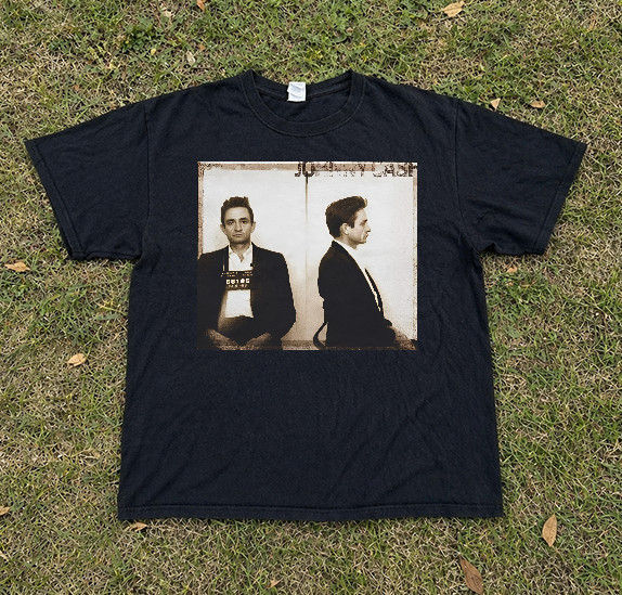 Johnny Cash T-Shirt & Mugshot Shirt – All Sizes S-5XL, Country Music Gift