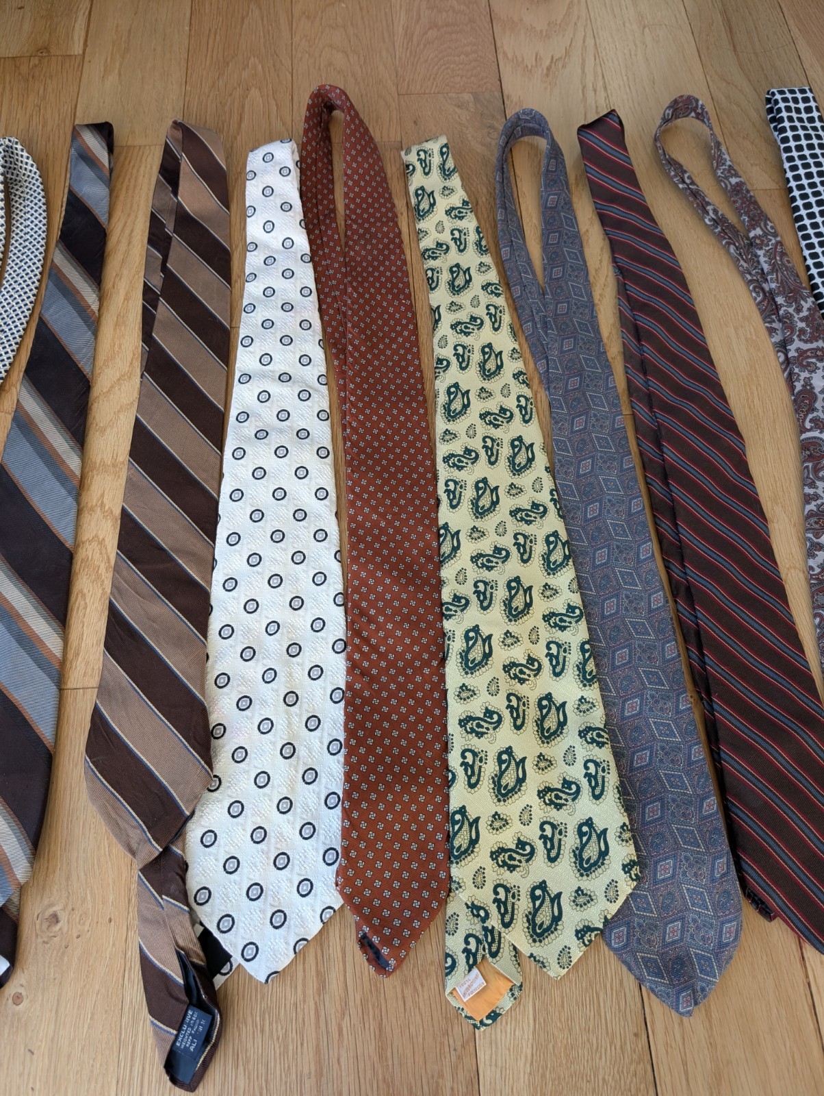 Vtg Jack Henry Country Club Plaza Kansas City Mens Tie Lot Of 11 Geometric Silk