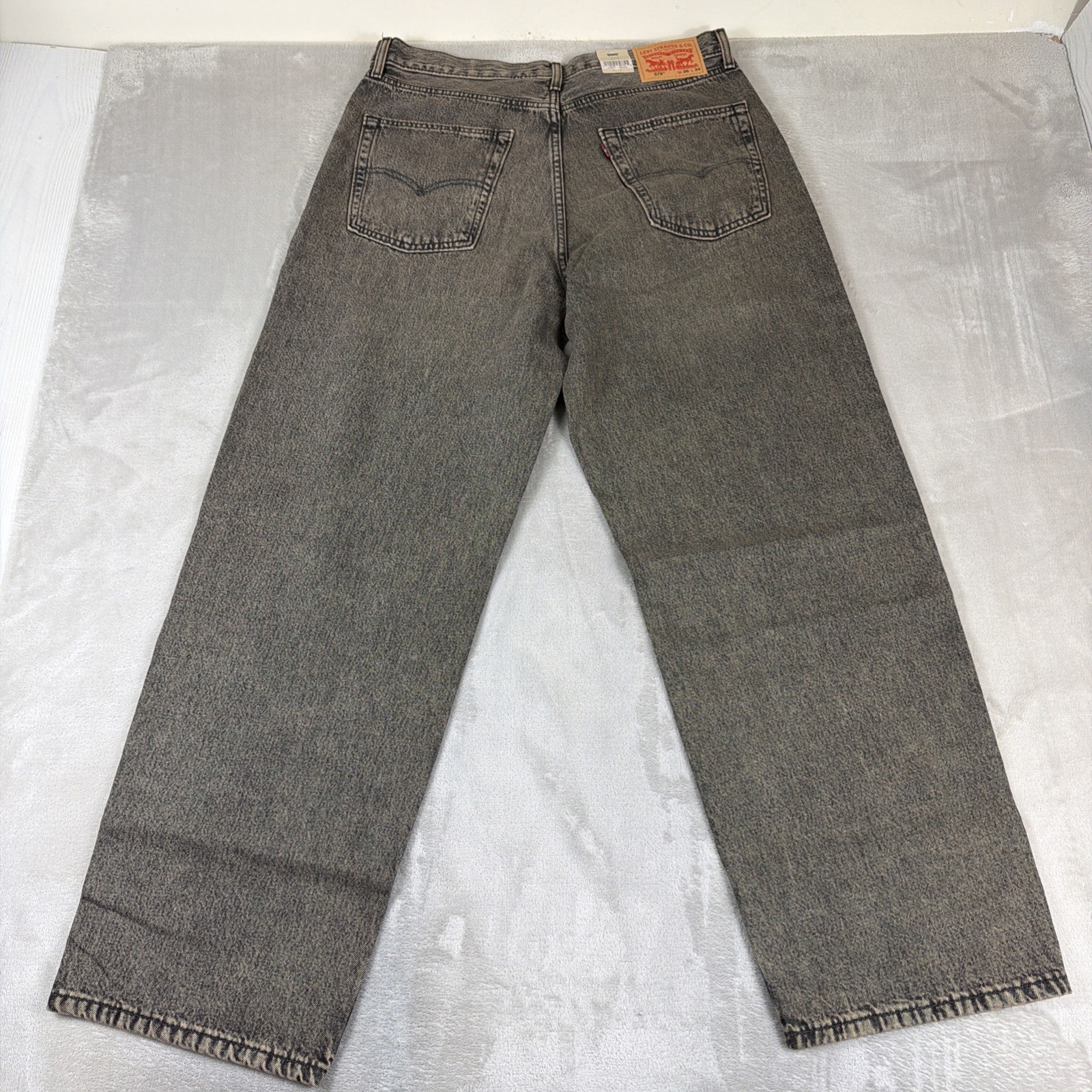 Levi’s 578 Baggy Denim Jeans Men’s Size 36×34 Gray Cotton Y2K