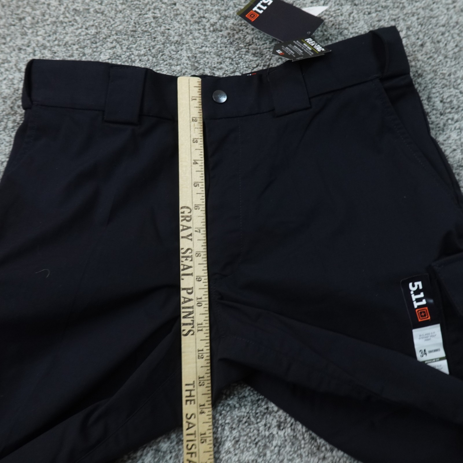 NEW 5.11 Tactical Pants Mens 34X34 Black Stryke PDU Flex Tac Cargo Work Stretch